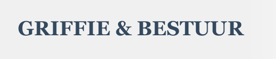 Griffie & Bestuur
